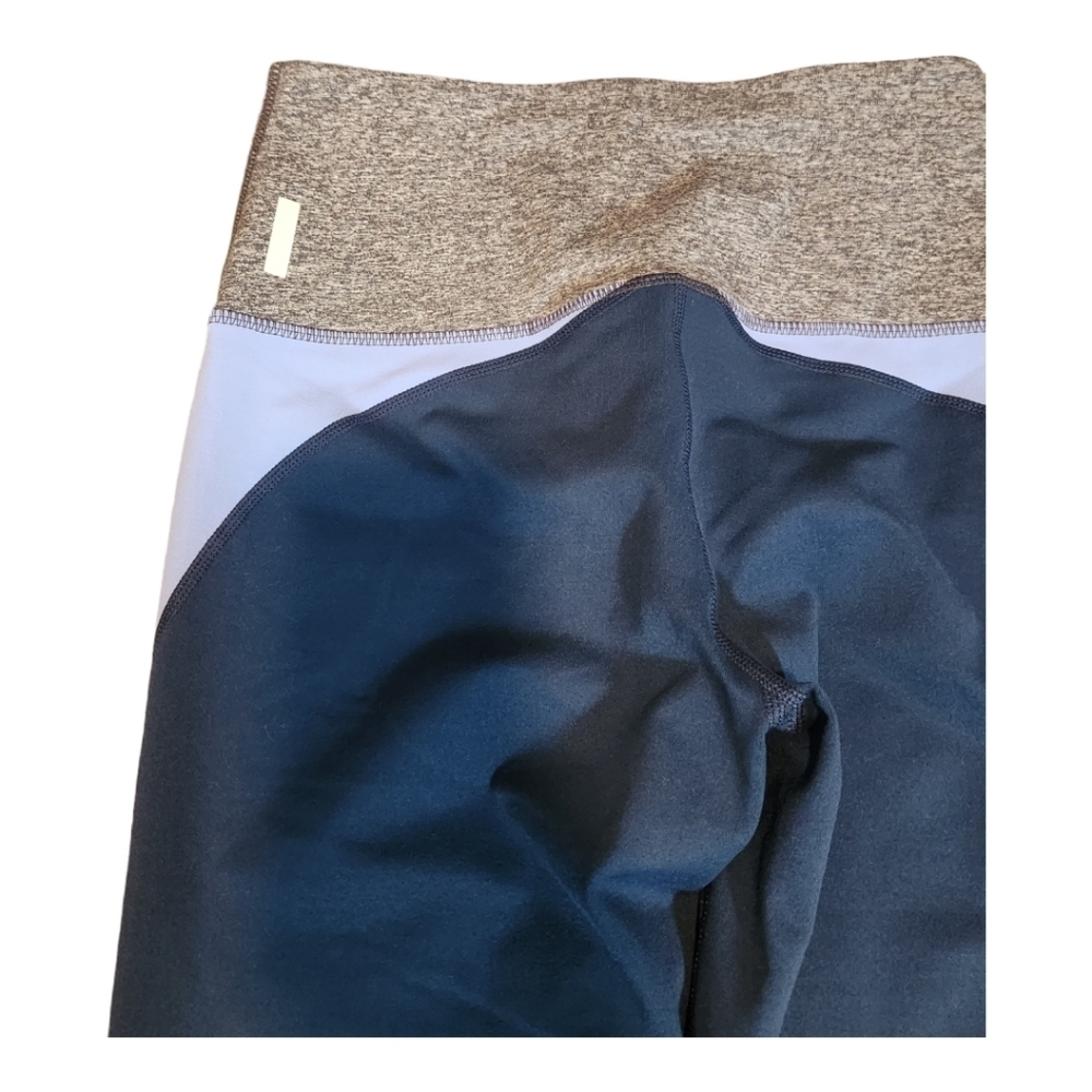 Zella NWOT Women's Colorblock Gray and Blue Workout Yoga Leggings, Small - Picture 5 of 12